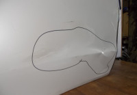 Дверь задняя правая бу BMW X5 F15 OEM 41517386740