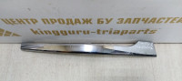 Молдинг заднего бампера левый Volkswagen Touareg 2 FL рест 14-18 oem 7P6853841