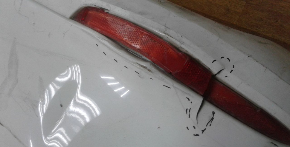 Бампер задний бу Skoda Octavia A5 OEM 1ZU807421 (В)