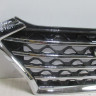 Решетка радиатора Hyundai Tucson 3 рест (19>) oem 86351D7600 (слом.часть хром)