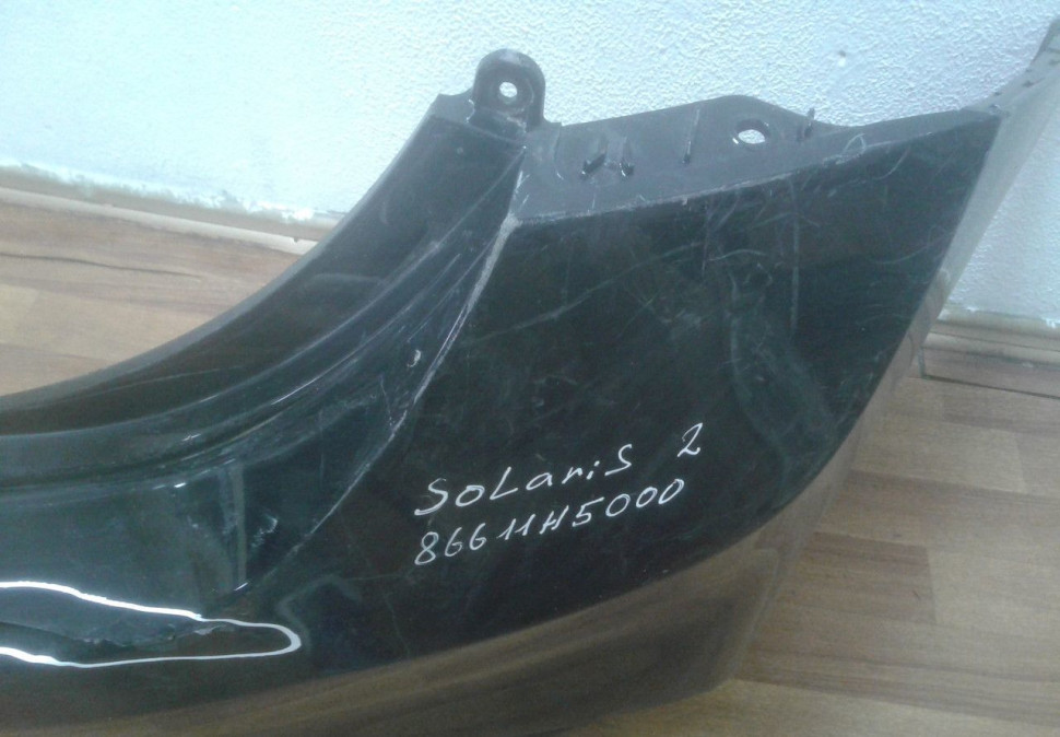 Бампер задний Hyundai Solaris 2 oem 86611h5000 (трещина)