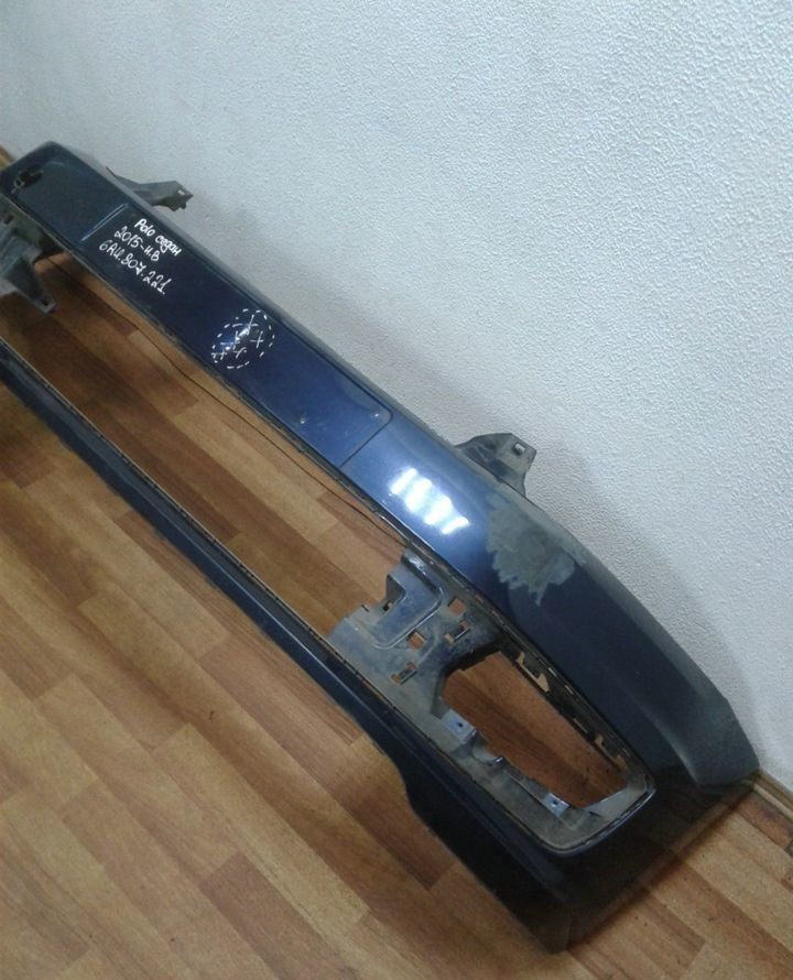 Бампер передний Volkswagen Polo седан рестайл oem 6ru807221 (после ремонта) Бампер передний Volkswagen Polo седан рестайл oem 6ru807221 (после ремонта)