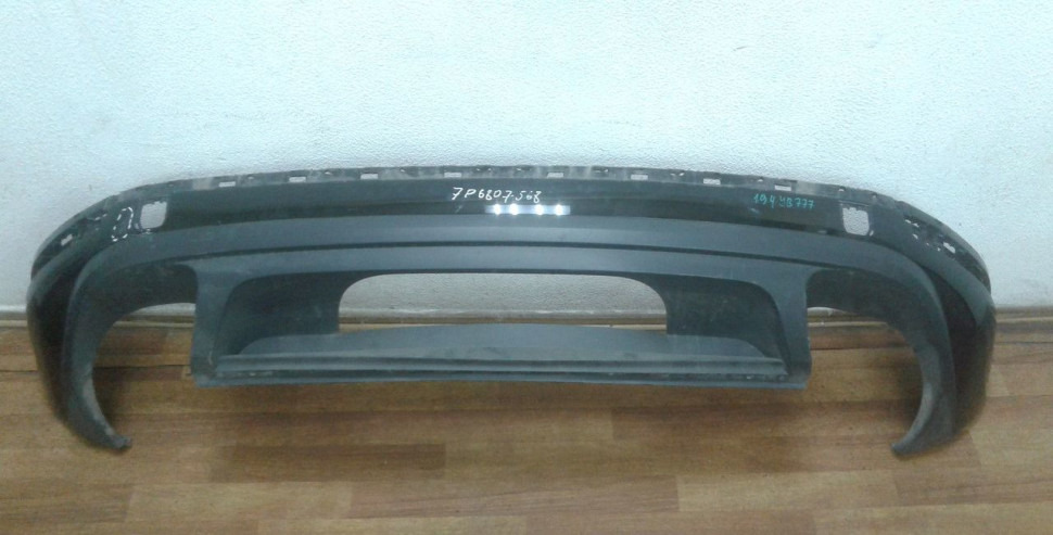 Бампер задний нижняя часть Volkswagen Touareg NF oem 7p6807568 (мал. трещ.) (скл-3)
