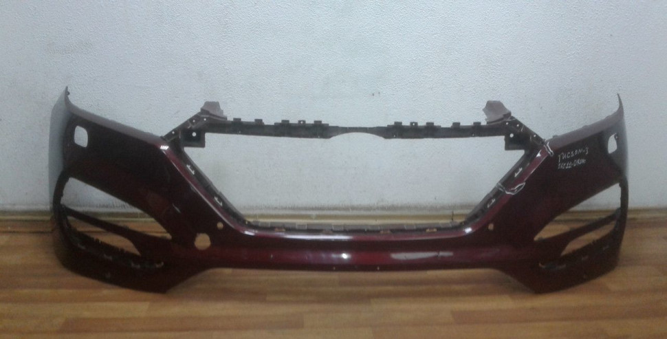 Бампер передний Hyundai Tucson 3 oem 86511d7100 (трещины, слом.бок.крепл.) Бампер передний Hyundai Tucson 3 oem 86511d7100 (трещины, слом.бок.крепл.)