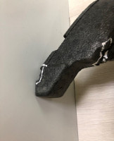 Абсорбер переднего бампера Volkswagen Tiguan 2 oem 5na807248j (трещины)