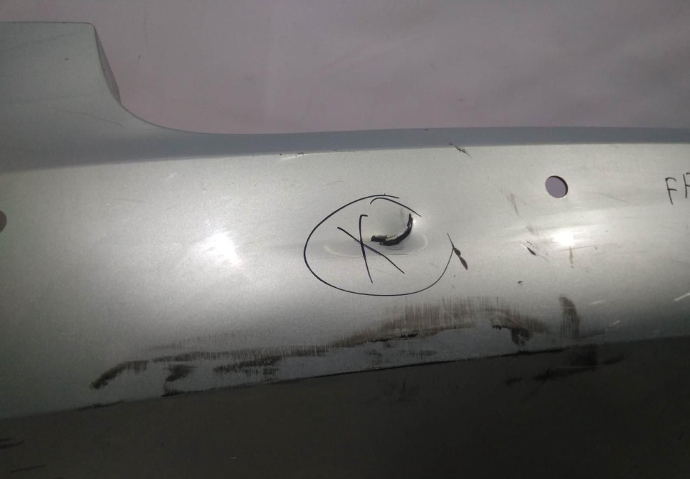 Бампер задний бу Skoda Fabia OEM 5J6807421H