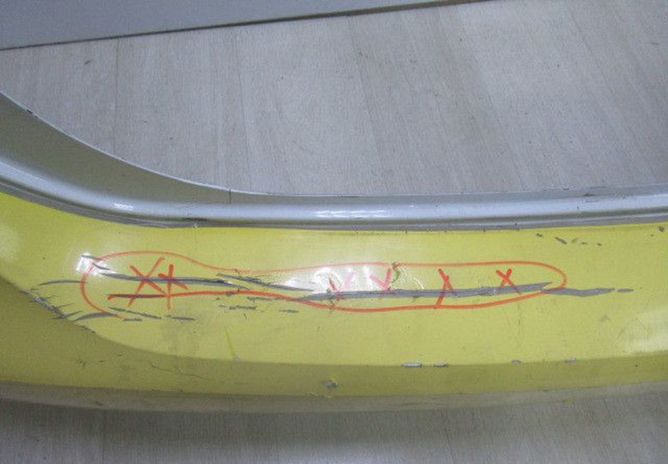 Бампер задний Volkswagen Polo 5 oem 6RU807421D