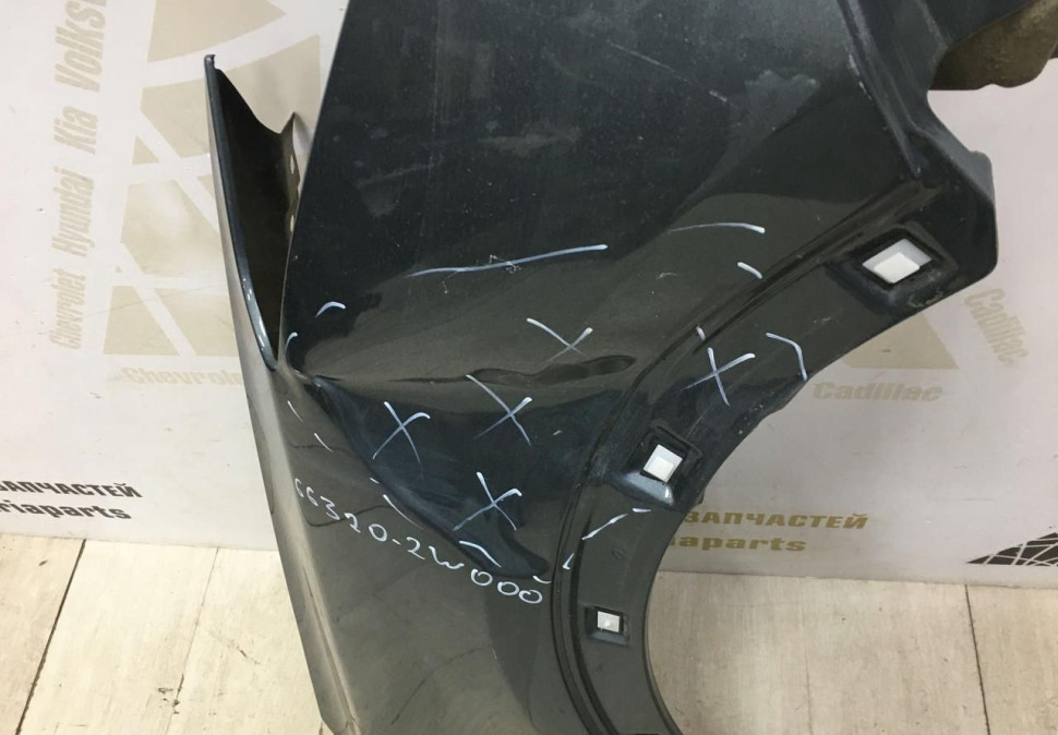 Крыло переднее правое Hyundai Santa Fe 3 2012 oem 663202W000