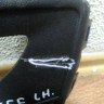 Решетка ПТФ левая Volkswagen Polo(15>) царапина oem  6ru853665f