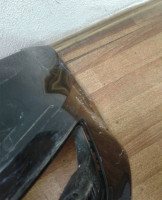 Бампер передний с решеткой Volkswagen Polo рестайл oem 6ru807221 (вмятина)