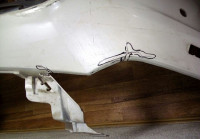 Бампер передний в сборе Toyota Camry V55 Oem 5211906A30 (мал порезы) (Скл-3)