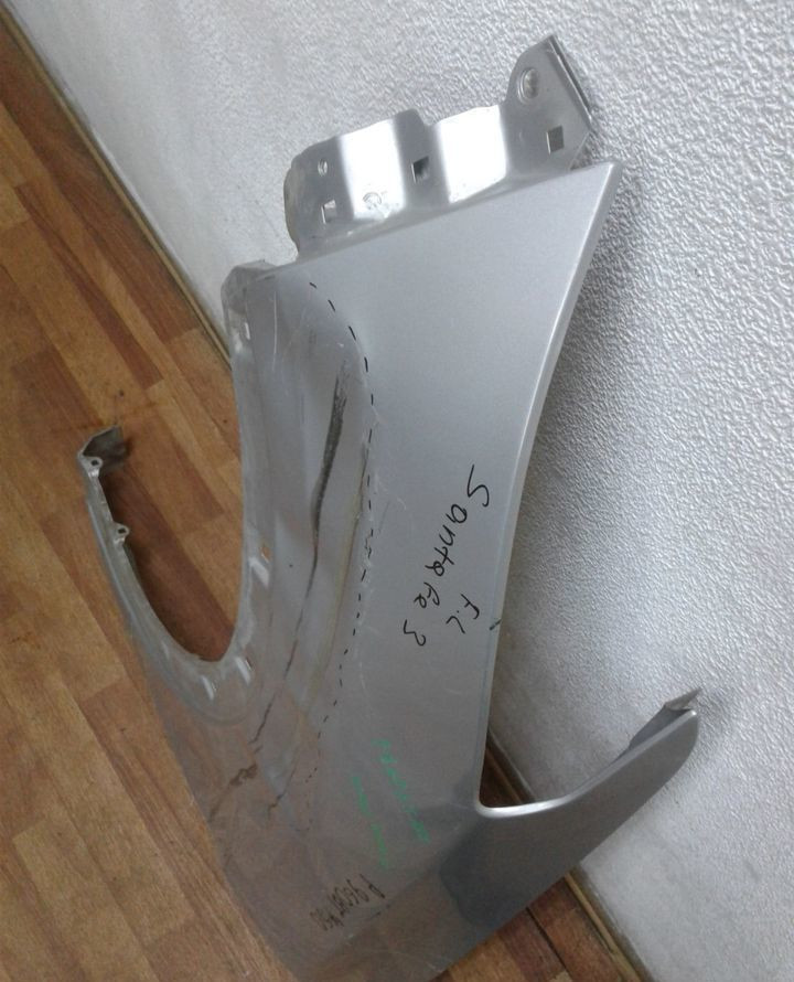 Крыло переднее левое Hyundai Santa Fe 3 (вмятина) (скл-3)