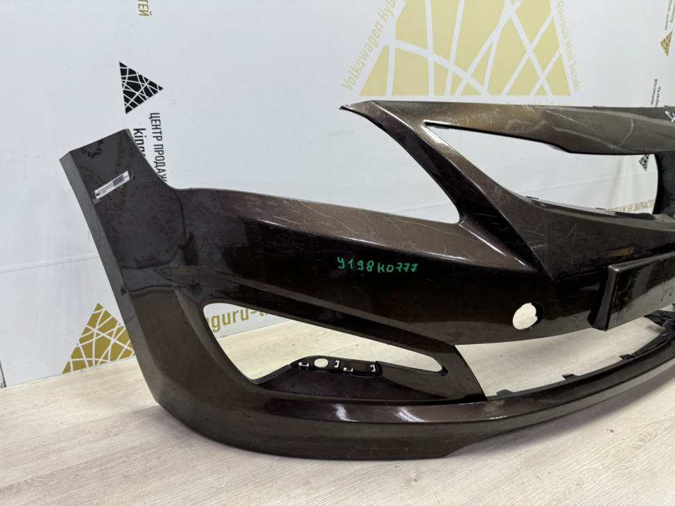 Бампер передний Hyundai Solaris 1 рестайлинг 2014 OEM 865114L500