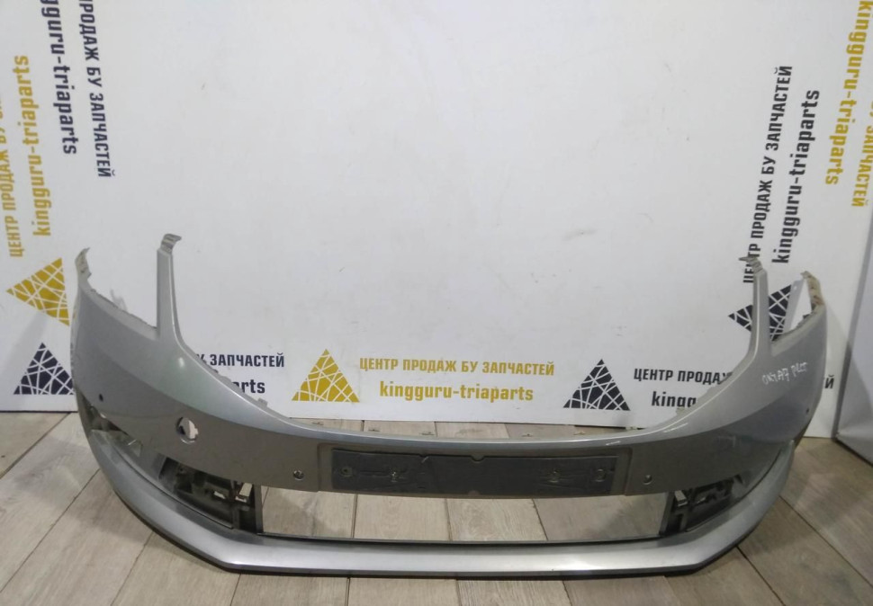 Бампер передний бу Skoda Octavia A7 рестайлинг OEM 5EU807221F