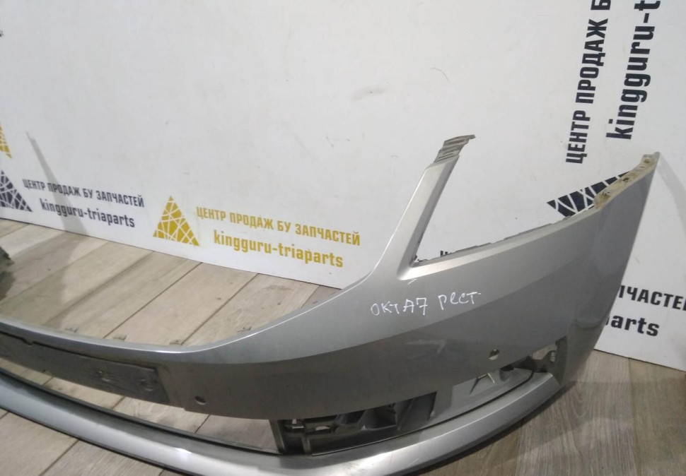 Бампер передний бу Skoda Octavia A7 рестайлинг OEM 5EU807221F