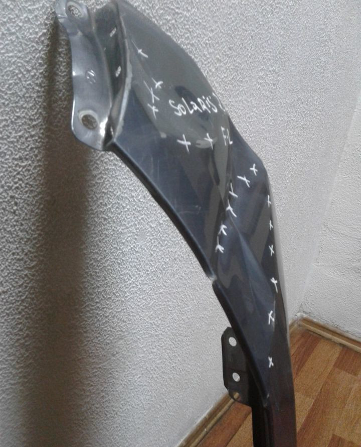 Крыло переднее левое Hyundai Solaris 2 (вмятины) Крыло переднее левое Hyundai Solaris 2 (вмятины)