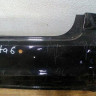 Бампер задний Volkswagen Jetta 6 с трещиной oem 5cu807301
