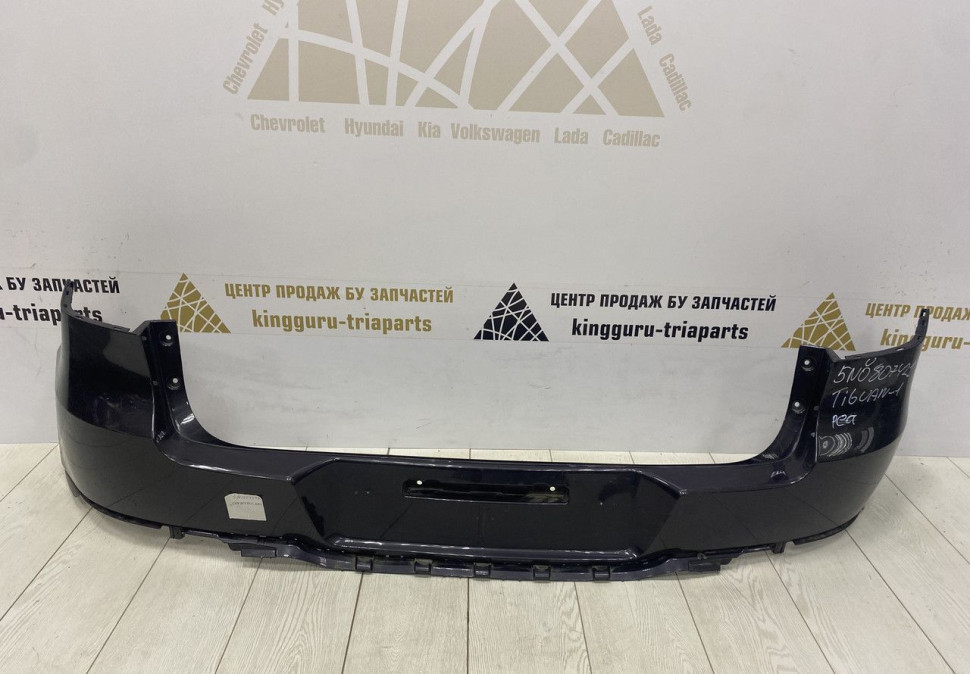 Бампер задний Volkswagen Tiguan 1 рестайлинг 11-16 oem 5N0807421