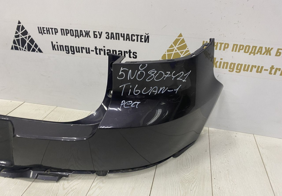 Бампер задний Volkswagen Tiguan 1 рестайлинг 11-16 oem 5N0807421