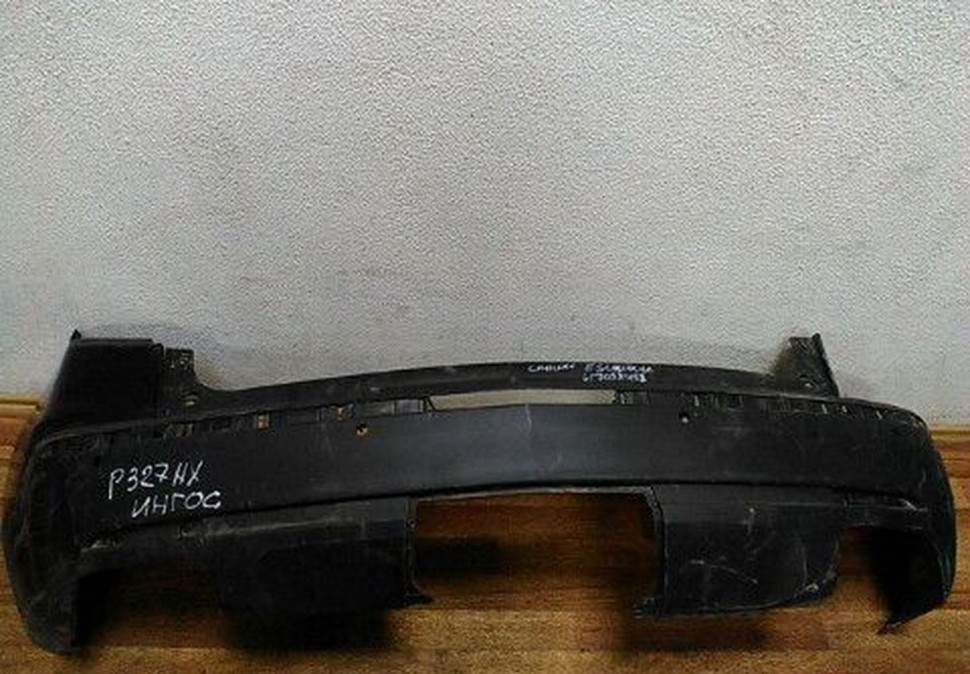 Бампер задний Cadillac Escalade с левым клыком oem 617058453 (Скл-3)