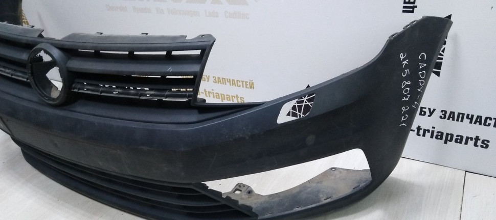 Бампер передний Volkswagen Caddy 4 15>21 oem 2K5807221J