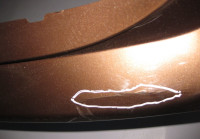 Бампер задний Lada Xray oem 850220699r (трещина) (скл-3)