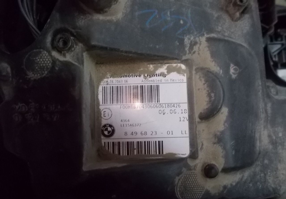 Фара ЛЭД LED адаптив левая бу BMW X3 G01 OEM 63117466125