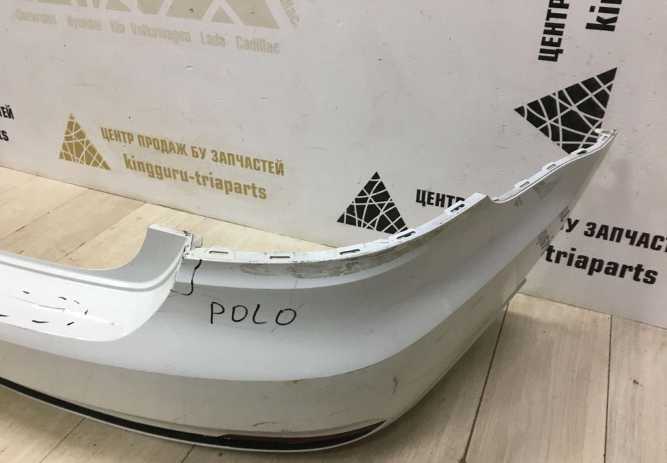 Бампер задний Volkswagen Polo 5 рестайлинг 2015-2020 oem 6RU807421D Бампер задний Volkswagen Polo 5 рестайлинг 2015-2020 oem 6RU807421D
