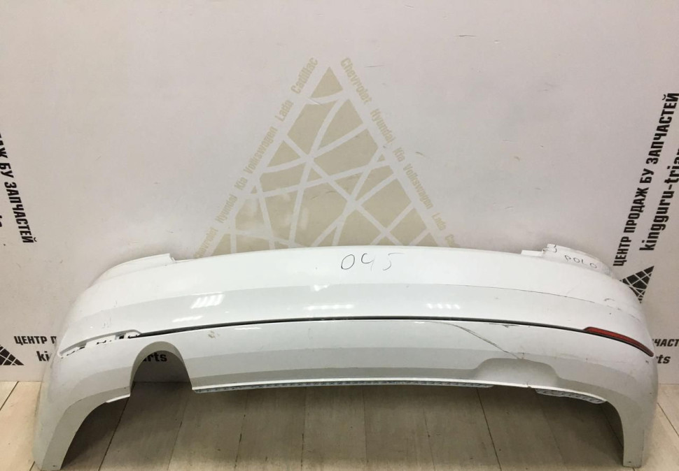 Бампер задний Volkswagen Polo 5 рестайлинг 2015-2020 oem 6RU807421D Бампер задний Volkswagen Polo 5 рестайлинг 2015-2020 oem 6RU807421D