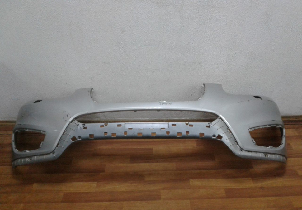 Бампер передний Hyundai Santa Fe 2 рест oem 865110W700 (слом. бок. крепл.)