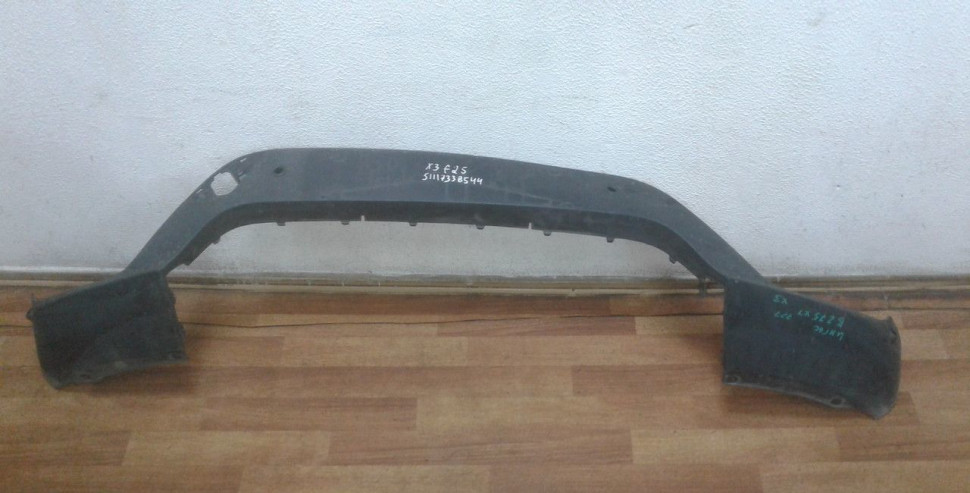 Спойлер переднего бампера бу BMW X3 F25 рестайлинг OEM 51117338544 (В)