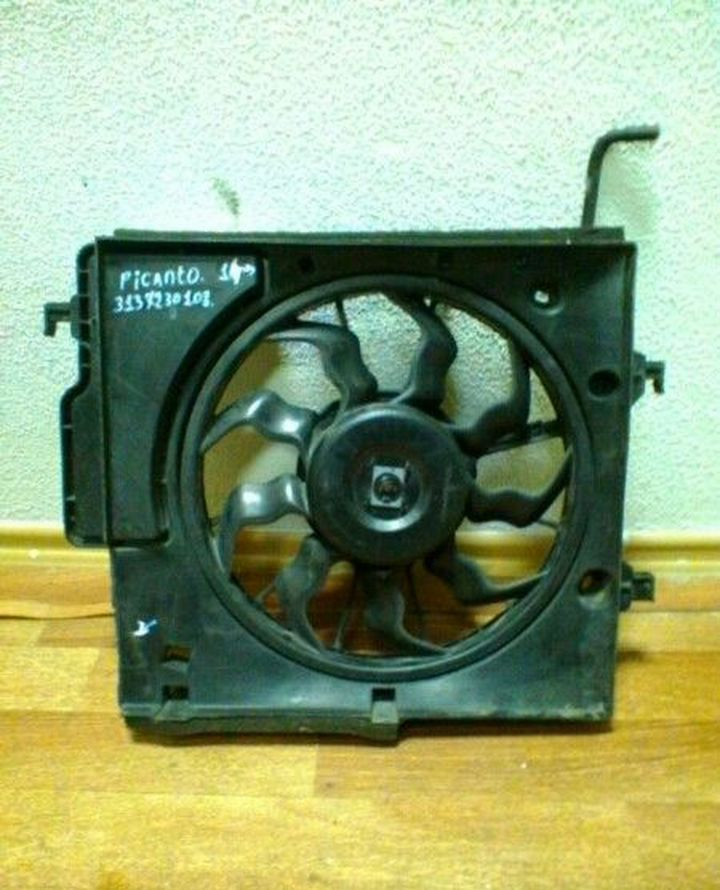 Вентилятор охлажден. в сборе Kia Picanto (12- ) OEM 3137230108, деф. см. фото