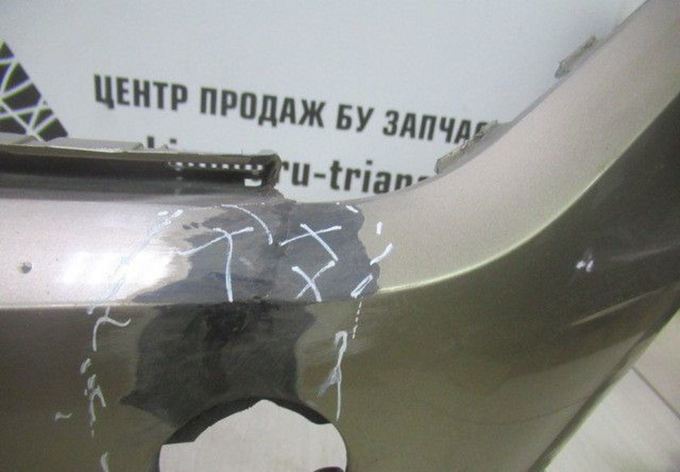 Бампер передний Volkswagen Touareg 3 oem 760807217 (после ремонта)