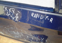 Дверь передняя правая Skoda Rapid OEM 6RF831056D, 5JA831052B