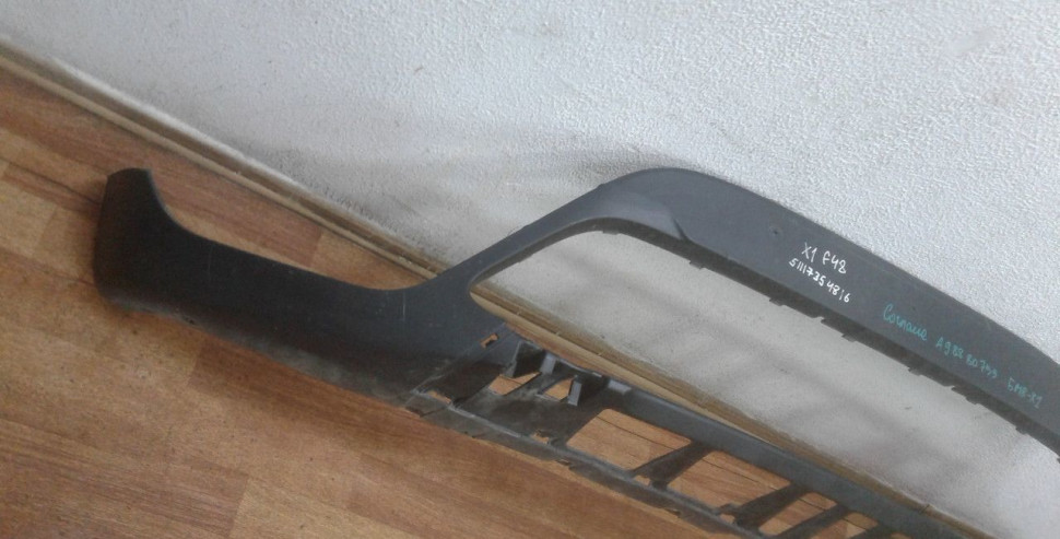 Спойлер переднего бампера бу BMW X1 F48 OEM 51117354816