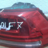 Фонарь правый внешний Volkswagen Golf 7 oem 5g0945096p (скол)