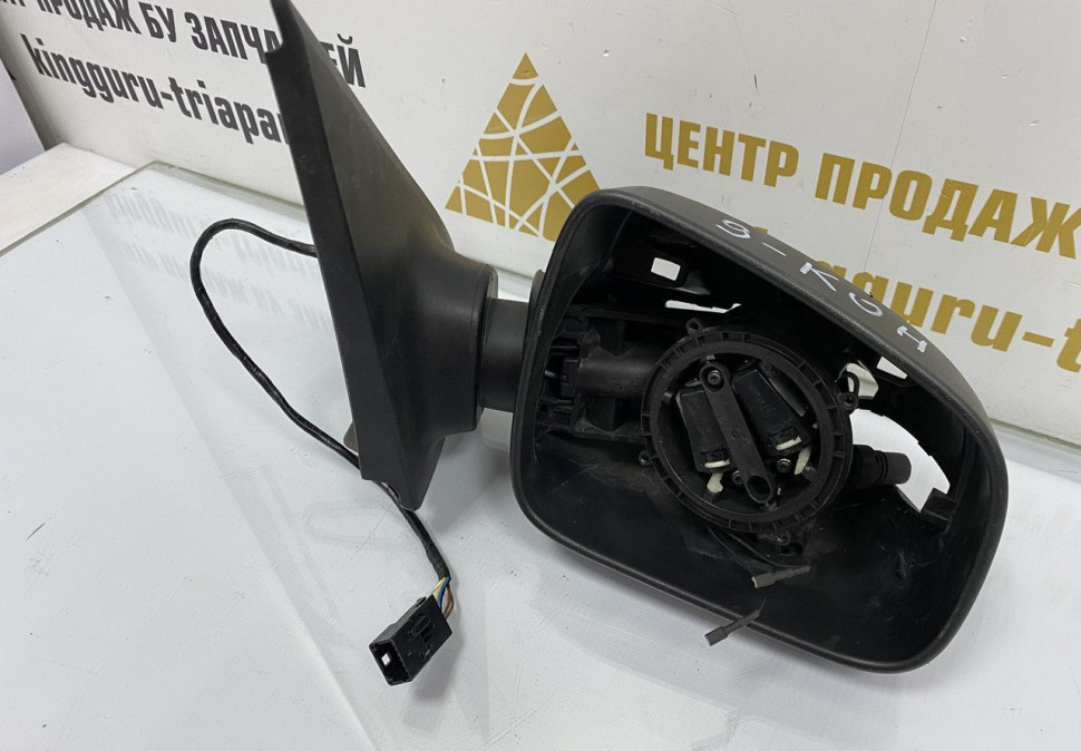 Корпус зеркала правый 9 пин Renault Logan 2 OEM 963016591R