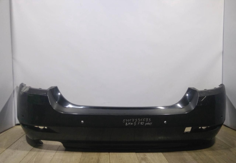Бампер задний бу BMW 5 F10 рестайлинг OEM 51117331593