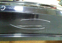 Бампер задний Volkswagen Golf 6 (08&gt;) трещина oem 5k6807421