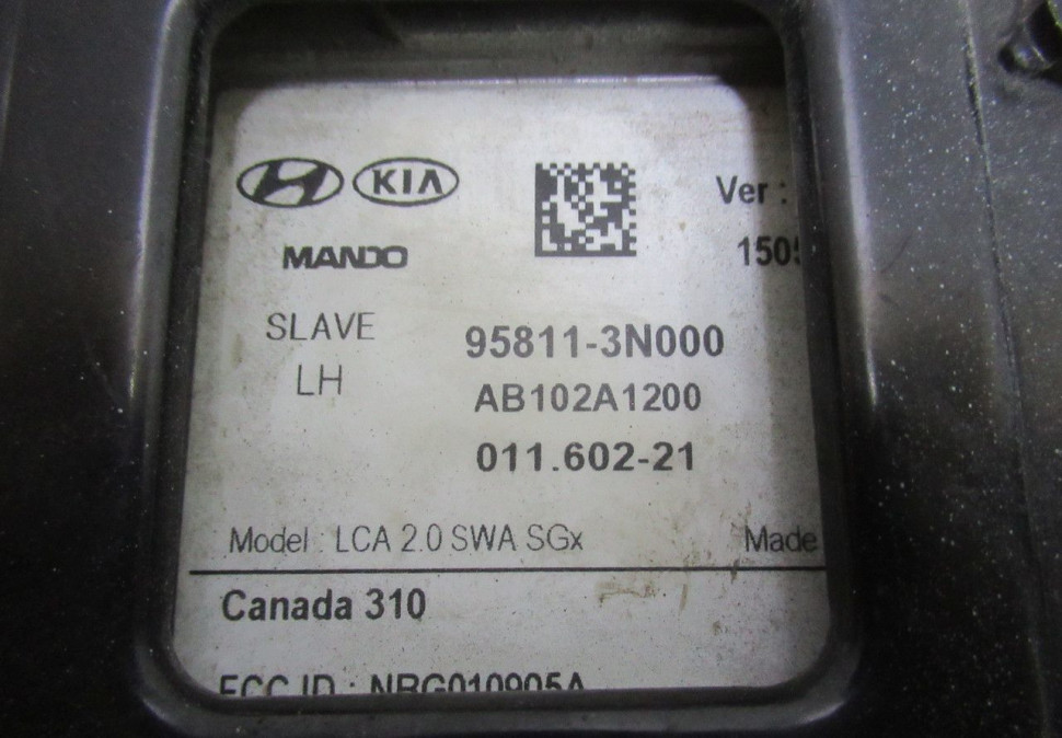 Блок управления слепых зон левый Hyundai Equus 2 oem 958113n000 Блок управления слепых зон левый Hyundai Equus 2 oem 958113n000