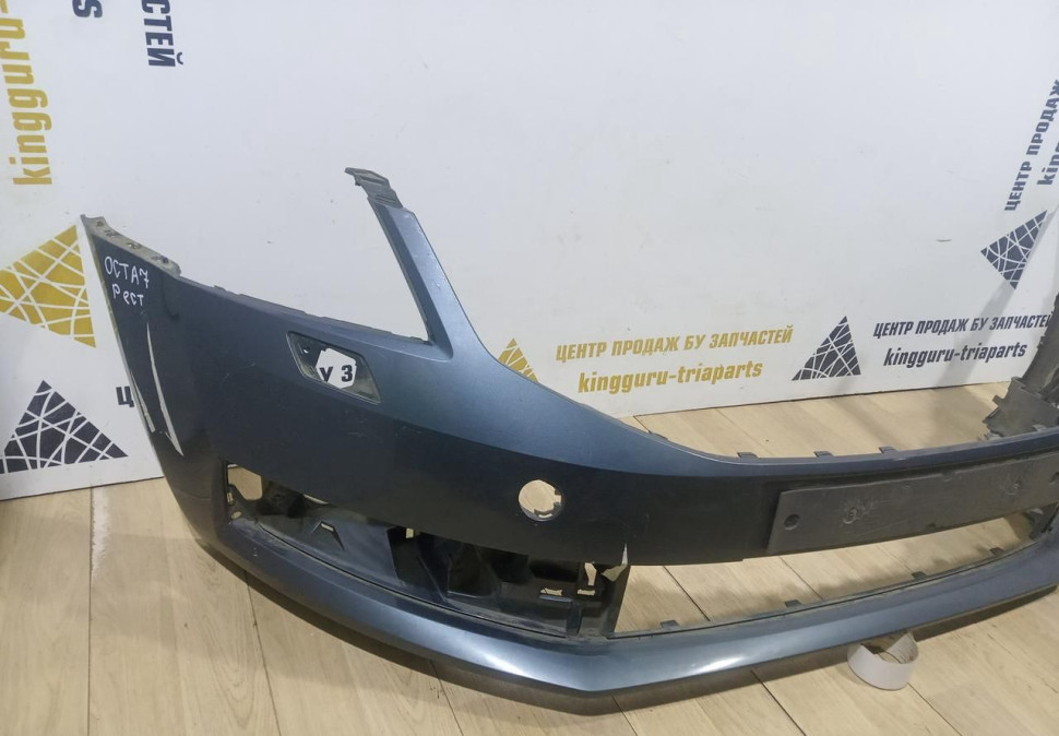 Бампер передний бу Skoda Octavia A7 рестайлинг OEM 5EU807221F (скл-3)