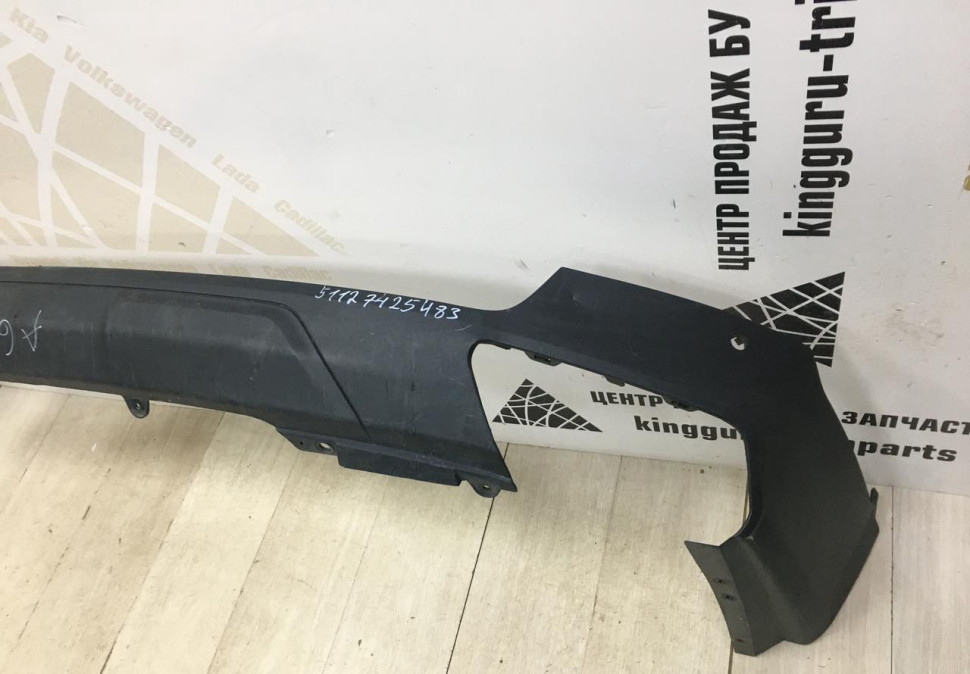 Спойлер заднего бампера BMW X6 G06 OEM 51127425483