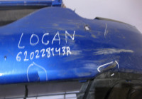 Бампер передний с решеткой Renault Logan 2 oem 620228143r (трещины) (скл-3)