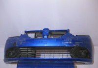 Бампер передний с решеткой Renault Logan 2 oem 620228143r (трещины) (скл-3)