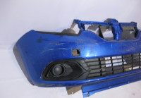 Бампер передний с решеткой Renault Logan 2 oem 620228143r (трещины) (скл-3)