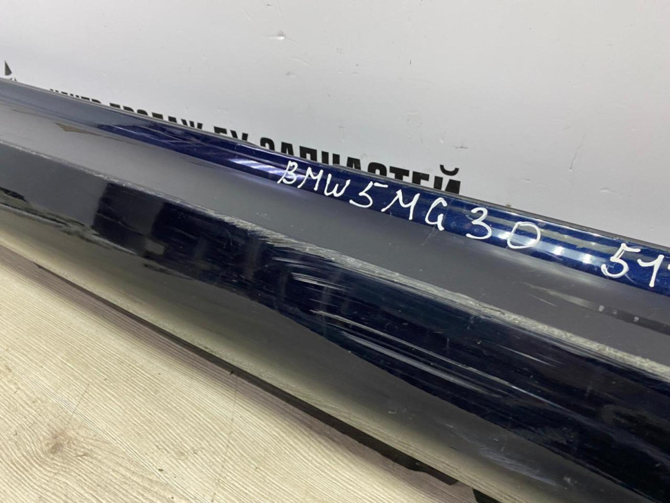 Порог правый бу BMW 5 G30 M-Pack OEM 51778064744