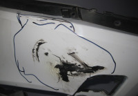 Бампер передний Lada Vesta oem 8450006666 (трещина) (скл-3)