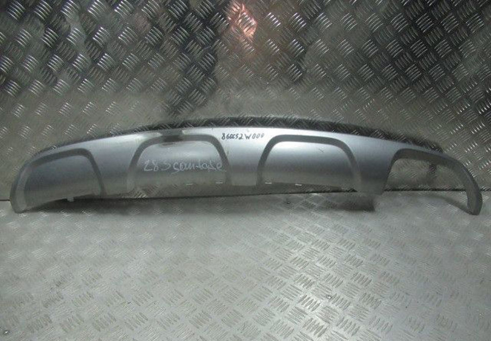 Накладка заднего бампера Hyundai Santa Fe 3 oem 866652w000