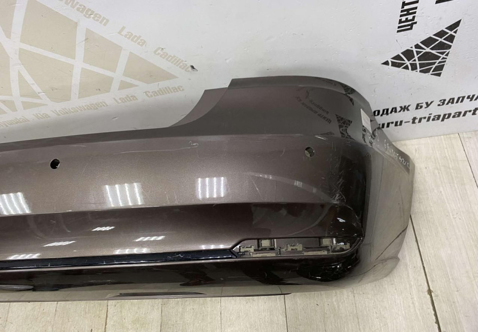 Бампер задний Volkswagen Polo 5 рестайлинг 2015-2020 oem 6RU807421С