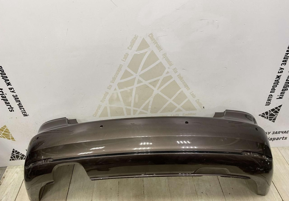 Бампер задний Volkswagen Polo 5 рестайлинг 2015-2020 oem 6RU807421С
